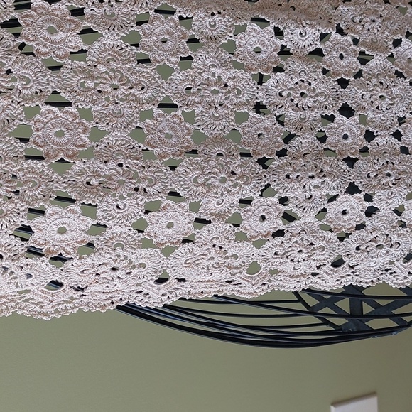 NWOT, Hand-made crochet coffee table runner, 13X30 - Picture 2 of 5